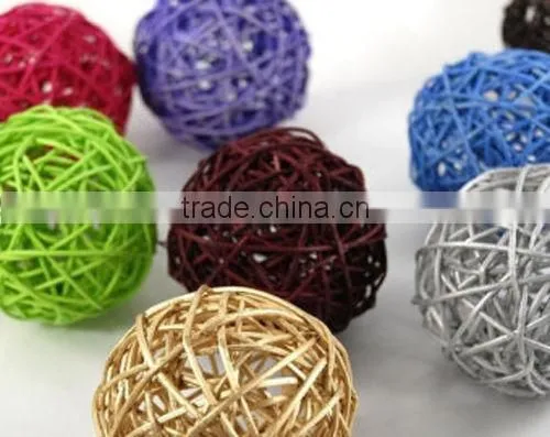 Outdoor Rattan Ball Light Ring, Christmas Decoration photo-3