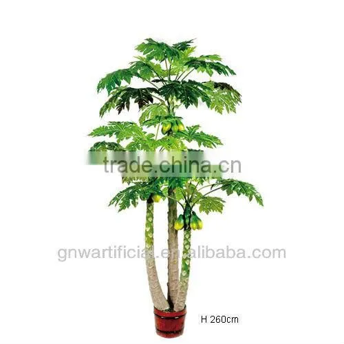 GNW G126 Wholesal Foliage Artificial Plant Indoor With Green UV Plastic Leaves for Aquariums photo-2