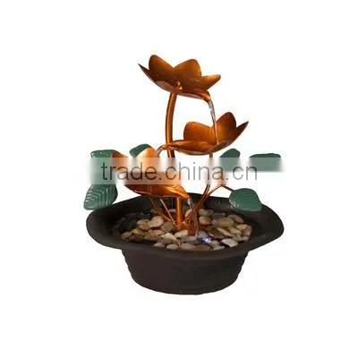 Blossom Cascading Tabletop Fountain With LED Light photo-2