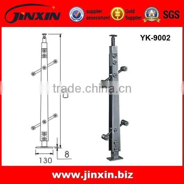 Stainless Steel Floor Mount Balcony Railing Designs photo-2
