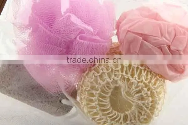 2017 Hot Style 4PC Bathroom Set (bath Brush + + Bath Ball Grinding Stone Feet + Shower Cap) photo-3