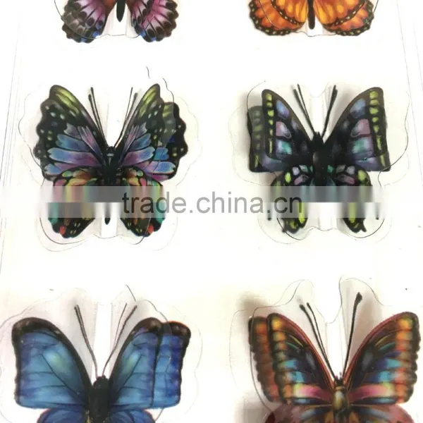Double Layer Sticker, Butterfly Double Layer Sticker, 3D Butterfly Sticker photo-4
