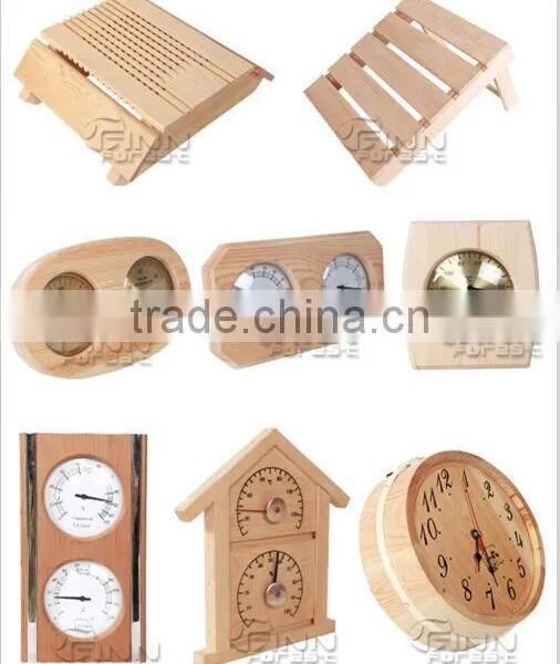 Traditional Leisure Equipment Sauna Accessories Product Sauna Special Cask ,sauna Timer,sauna Laddle ,thermometer photo-2