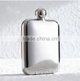 2016 Outdoor New Hip Flask 6oz Mini Stainless Steel Hip Flask Round Medium photo-6