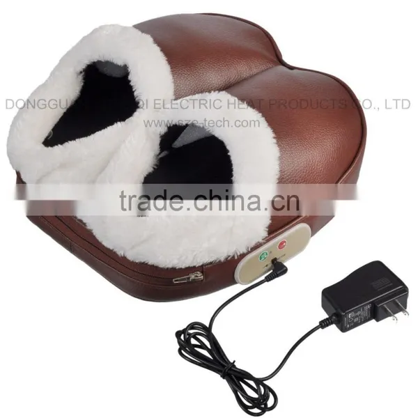 LED Indicated Electric Pulse Heating Foot Warm Massager With 5 Different Vibration Intensity Modes photo-2