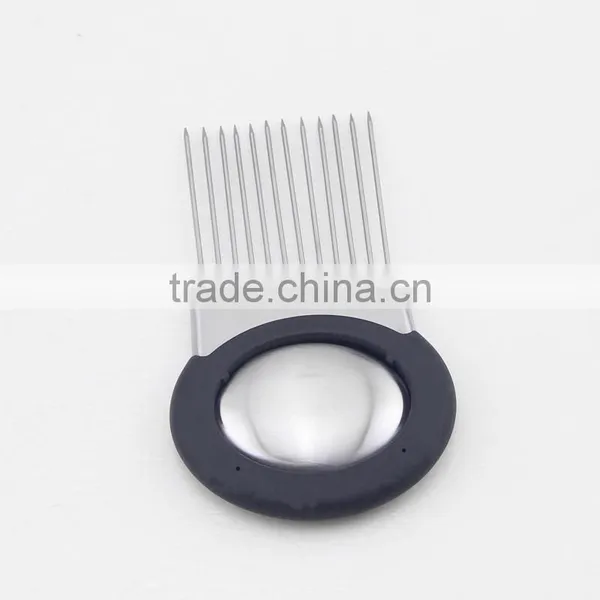 High Quality Stainless Steel Potato Tomato Onion Slicer Holder With Odor Remover photo-6