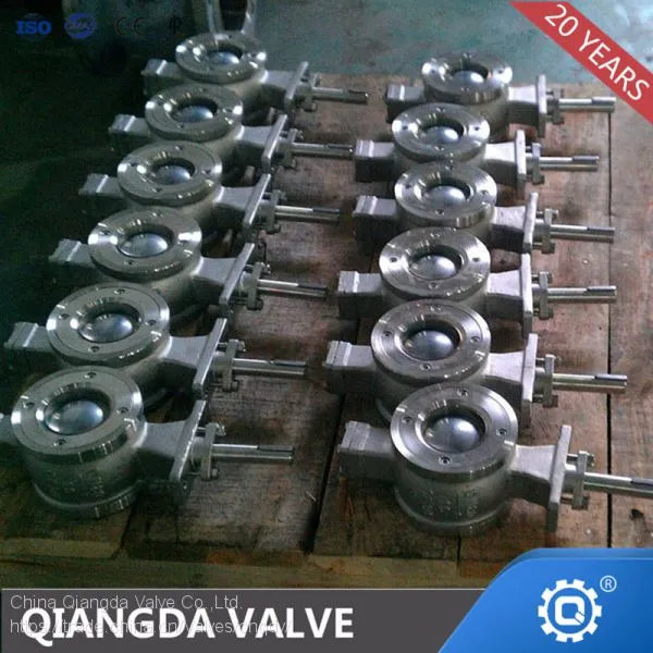 API 6D A216 WCB 150LB V Port Floating Motorized Ball Valve photo-4