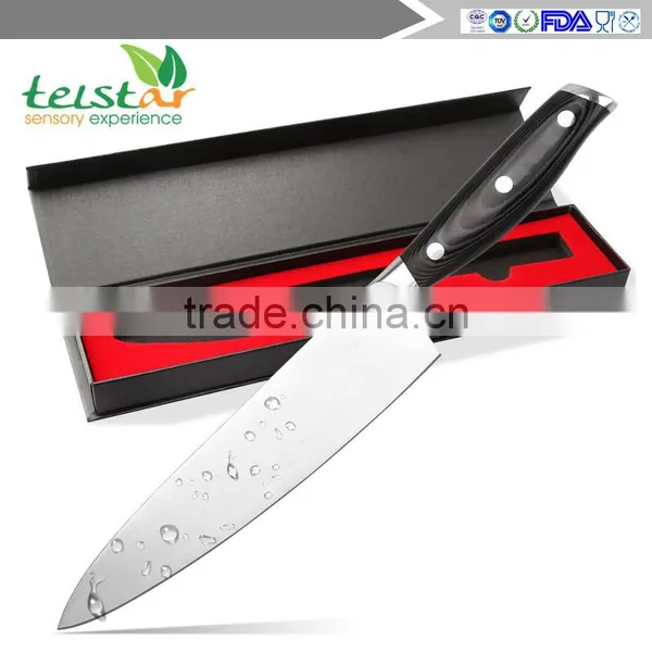 Chef's Knife 7.5 Inch German High Carbon Stainless Steel, Very Sharp, Balanced Comfortable Handle, Multipurpose Kitchen Knife photo-6