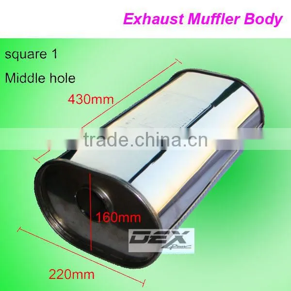 Car Universal Exhaust System Muffler Body photo-2