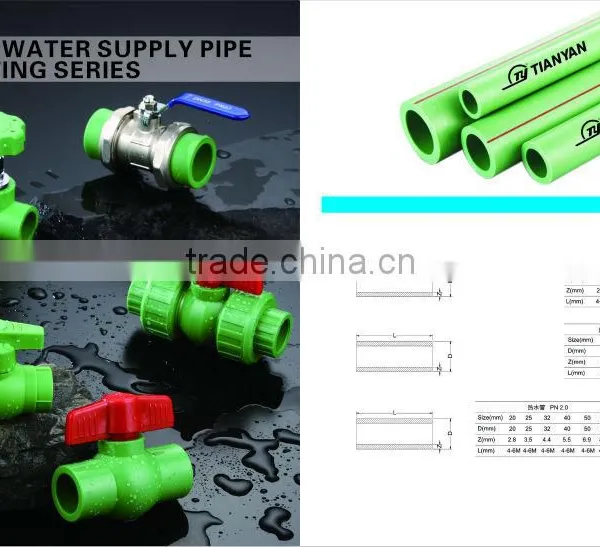 EXCELLENT PPR PIPES and FITTINGS FOR HOT WATER SUPPLY photo-2