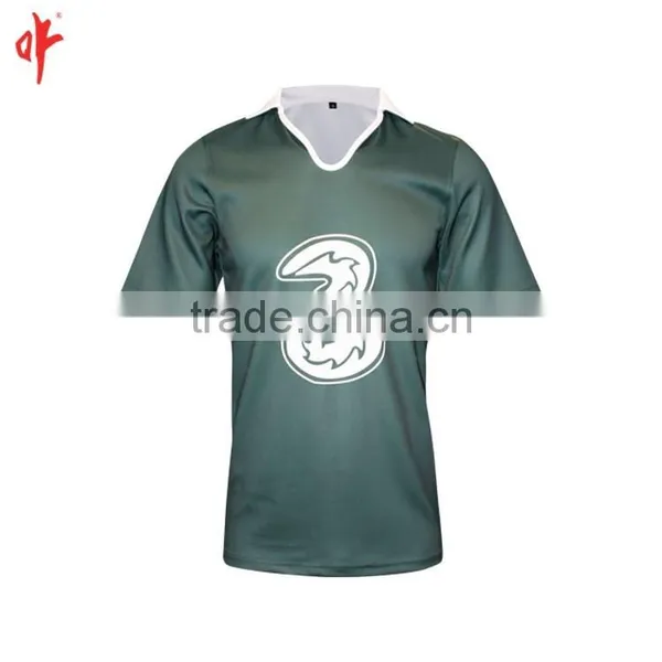 Cheap Price IRELAND Rugby Shirt/ Custom Sublimated Blank Rugby Jersey Made in China photo-2