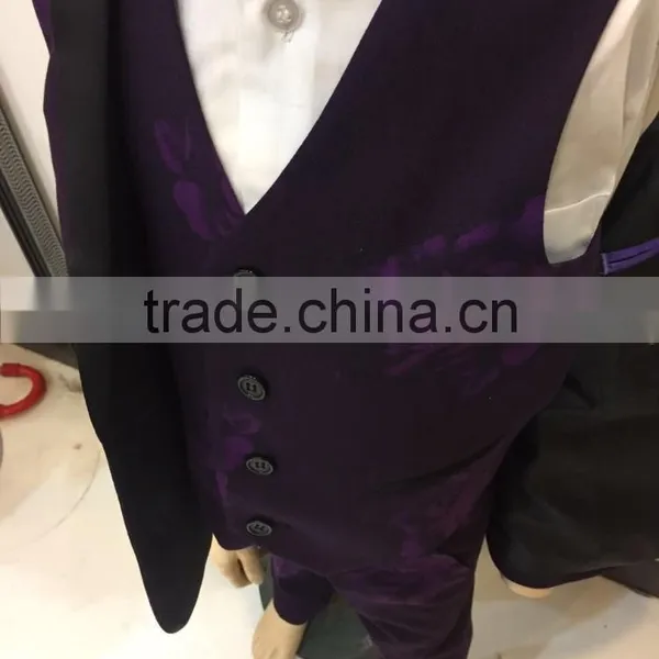 2017 New Style Purple Boy Suits photo-2