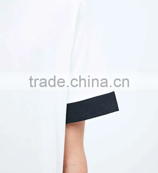 2015 OEM Factory Hot Selling 100% Cotton Men's Extended T Shirt photo-4