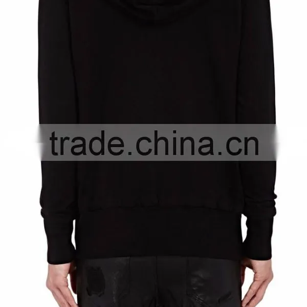 Double-Faced Cotton Zip-Front Hoodie photo-2