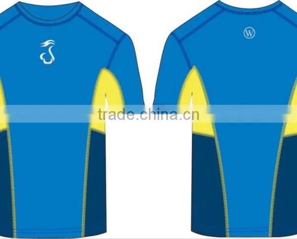 2015 Seamless Men Fashion Sports Shirt Short Sleeve photo-2