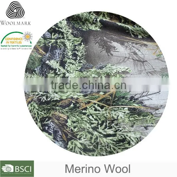 100% Wool Camouflage Knitted Fabric Wholesale photo-2