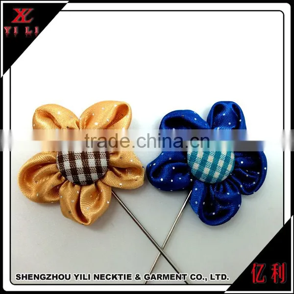 Men's Lapel Flower Handmade Boutonniere Pin for Suit photo-4