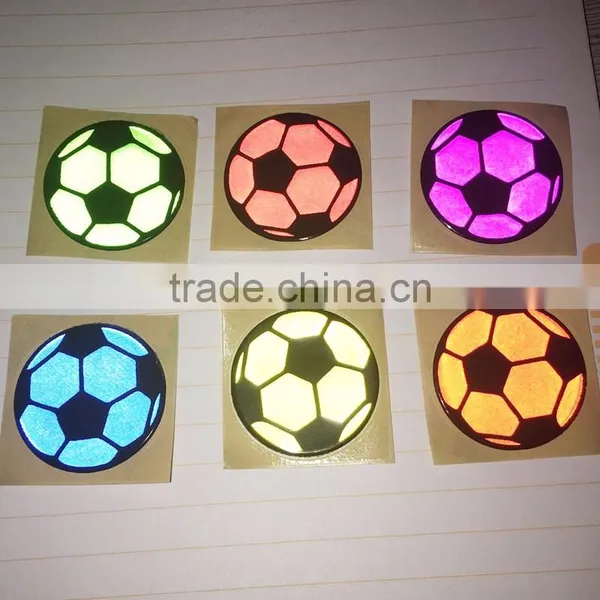 Smal MOQ t Shirt Reflective Heat Press Logo Stickers photo-4