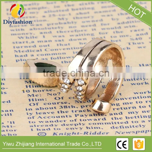 Animal Ring Jewelry For Women Finger Fashion Accessories Retro Gold Green Stone Snake Ring Party Gift photo-4
