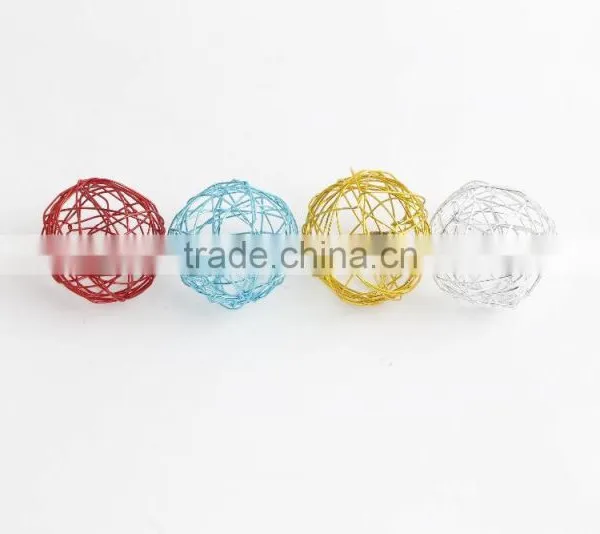 Diy Fashions Different Models Decorative Wire Ball TSQ003C Dia 5cm photo-6