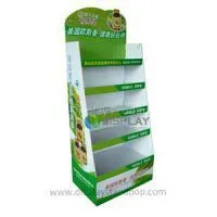 Floor Retail 5 Tier Cardboard Medicine Display Shelf