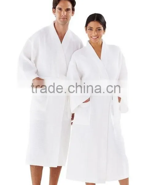 wholesale waffle weave bathrobe