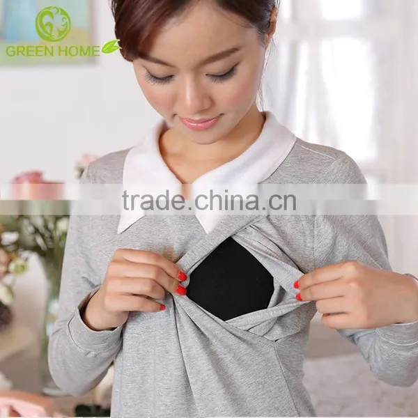 China Guangdong Factory Cotton Nursing Clothes for Breastfeeding