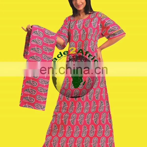 Womens Boubou Caftan African Prints Floral Printted Maxi Dress photo-4