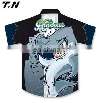 100% Polyester Tournament Fishing Shirts, Wholesale Fishing Clothing photo-3