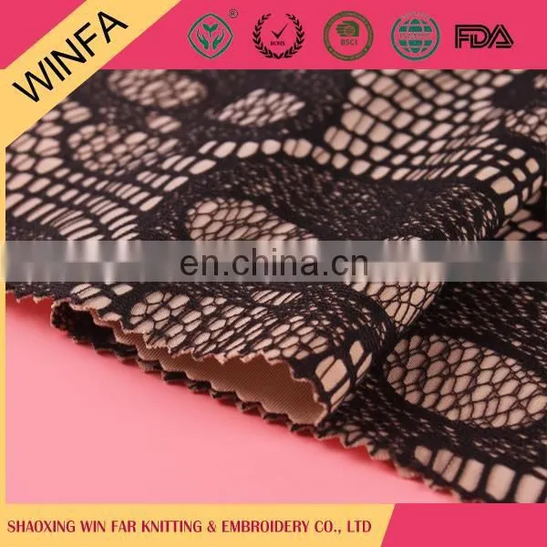 Hot Selling China Comfortable Knit Polyester Print Fabric photo-2