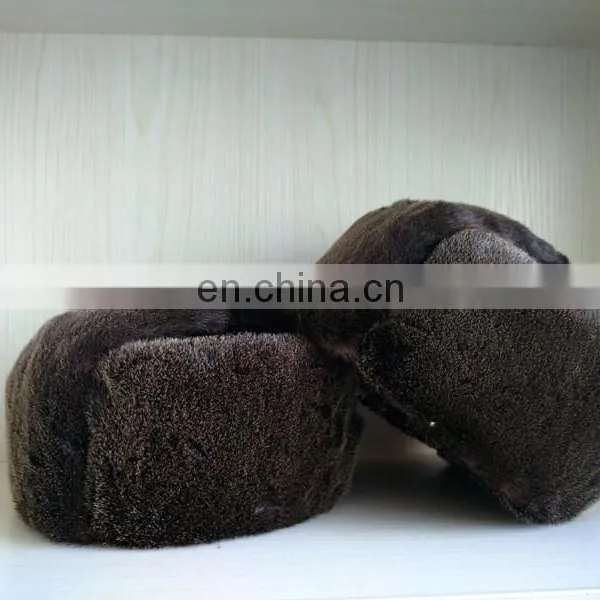 Seal Fur Trapper Leather Fur Hat for Winter Wear photo-3