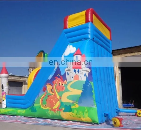 Hot Sale Dinosaur Inflatable High Slide photo-2