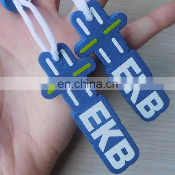Custom Promotion Floating Eva Foam Keychain With Silk Printing Logo photo-6