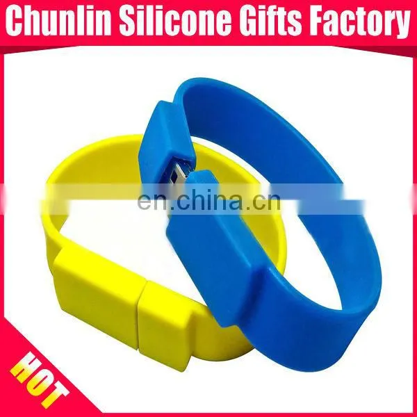 High Quality Usb Flash Drives With Silicone Bracelet