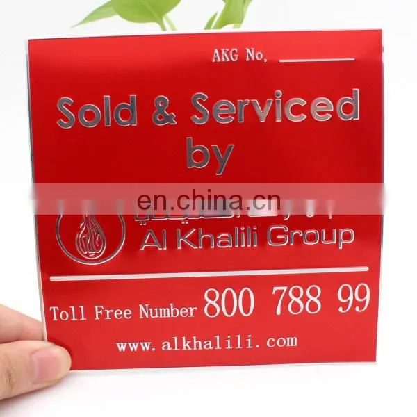 Good Quality Black Aluminum Name Plate photo-5