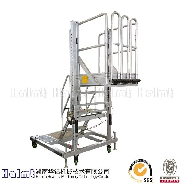 Aluminum Adjustable Platform Ladder for Industry photo-3