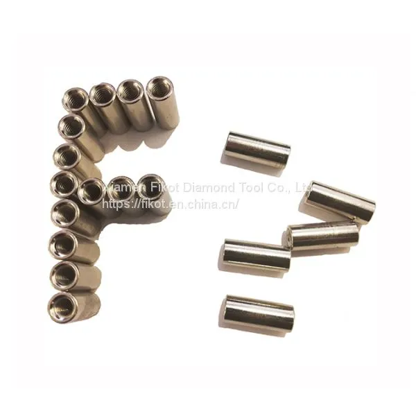 Hot Sale High Quality Tough Steel Diamond Wire Saw Joints Connector Ferrules With Internal Thread photo-2