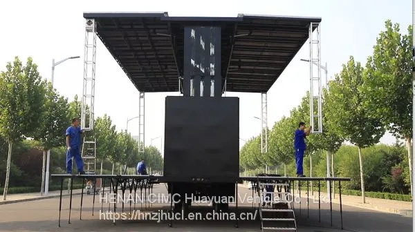 12 m Used for Roadshow Mobile Stage Truck Trailer Selling photo-2