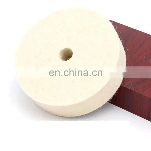 100% Wool Super Quality Polishing Stainless Steel Wool Felt Polishing Wheel photo-2