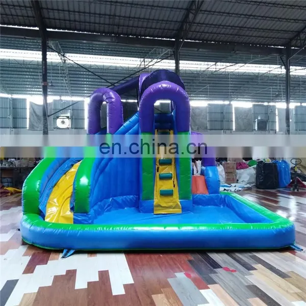 Outdoor Children Amusement Park Blow Up Pool Slides Commercial Inflatable Pool Water Slide For Sale photo-4
