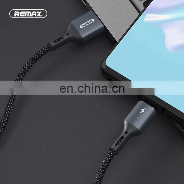Remax RC-156 Embedded Fish Silk Twisted Yarn Weaving Round Thread 3a Magnetic Storage Usb Data Cable photo-4