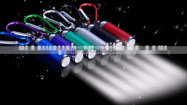 Portable Mini 1 LED Flashlight With Keychain for Promotion photo-4