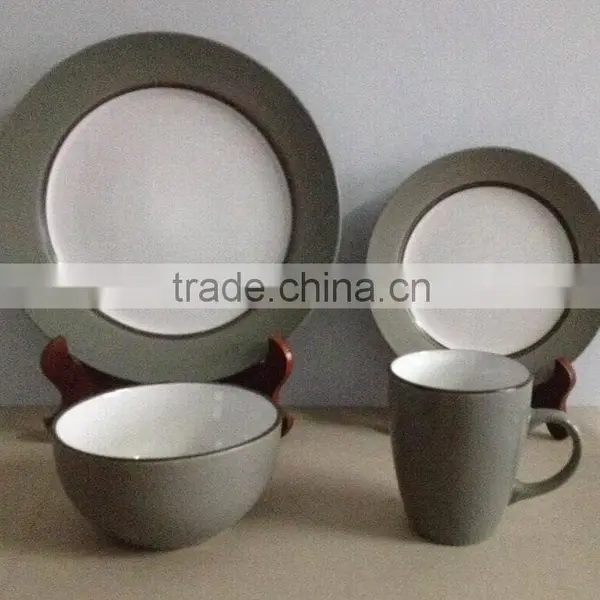 2016 STOCKED C GRADE STONEWARE DINNER SET VERY LOW PRICE photo-3