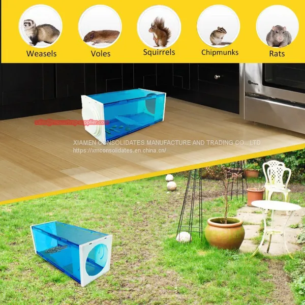 Humane Rat Animal Trap Cage Live Catch Mouse Trap photo-5