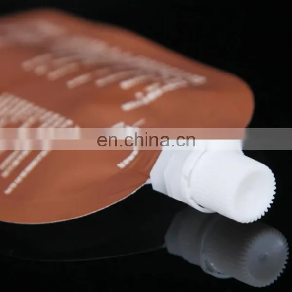 OEM Baby Food Grade Packaging Reusable Spout Top Stand up Pouch With Flat Bottom photo-4