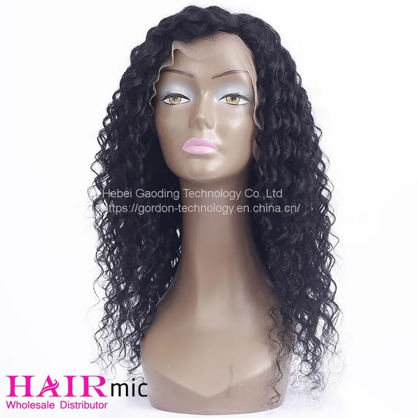 Natrual Color Long Curly Lace Front Human Hair Wig Wholesaler photo-2
