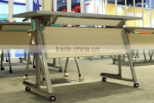 Aluminium Alloy Leg Wooden Folding Conference Table HD13B photo-2