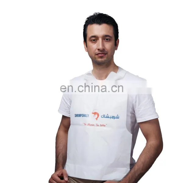 Adult Custom Printed Restaurant Plastic Disposable Lobster Bib photo-4