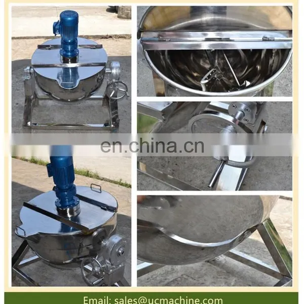 Cake Mixer/baking Machine/mixing Machine Planetary Mixer Tiltable Jacket Kettle for Soup photo-4