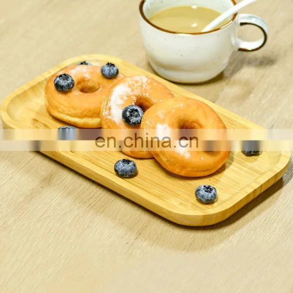 Free Sample Dishes & Plates Different Size Kitchen Multi-funtion Round Rectangle Reusable Bamboo Serving Plates photo-2